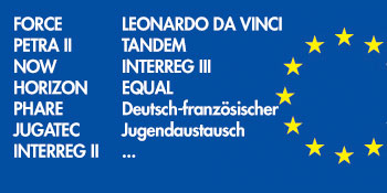 Auflistung einiger der bisher realisierten europäischen Bildungsprojekte..